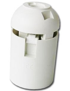 ELECTRICIDAD PORTALAMPARAS E-27 BLANCO BLISTER 15001-60504