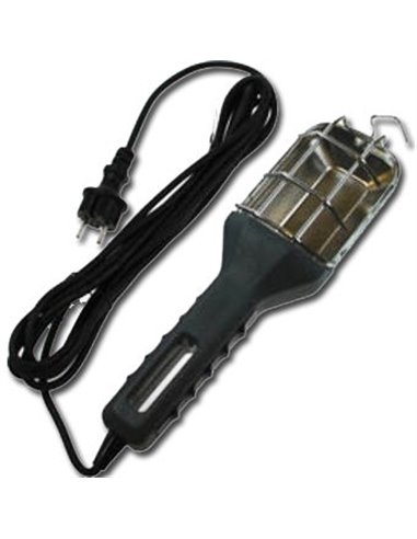 ELECTRICIDAD LAMPARA PORTATIL E-27 60 W+5 MT.CABLE BOLSA60700