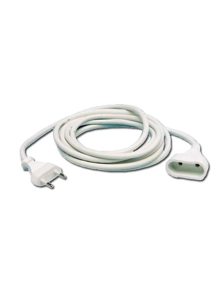 ELECTRICIDAD PROLONGADOR 2 MTS CABLE MANGUERA PLANA 2x1 BL 76305