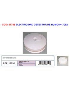 ELECTRICIDAD DETECTOR DE HUMOS17052