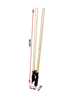SIFER CAVA-HOYOS REFORZADO MANGO MADERA SI91353