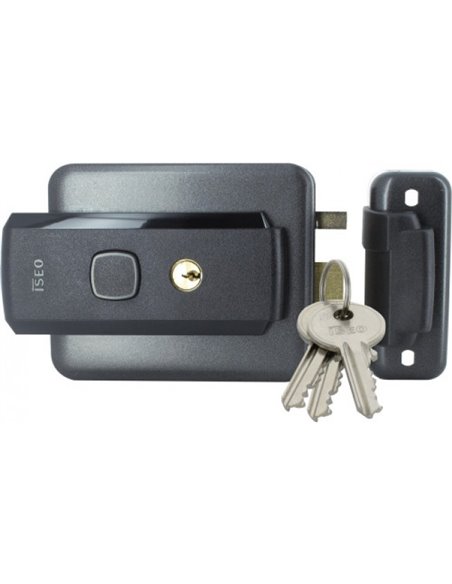 ISEO CERRADURA ELECTR REVERSIBLE REGU50,60,70,80+PULSADOR52N015