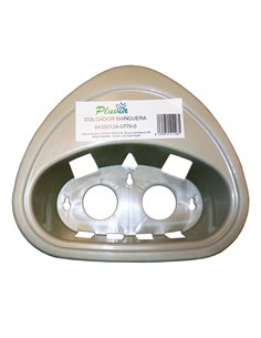 PLUVIA SOPORTE PLASTICO MANGUERA PARED GRIS84350124-0779-0