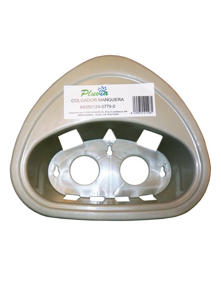 PLUVIA SOPORTE PLASTICO MANGUERA PARED GRIS84350124-0779-0