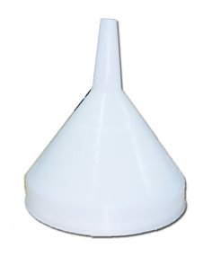 EMBUDOS PLASTICO BLANCO DE 14 CM 1/2 LITROS4736