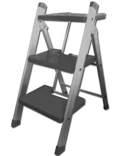 ESCALERAS ALUMINIO REFORZ.SIFER TABURET3 PELD.ANCHOS 05002 EN131