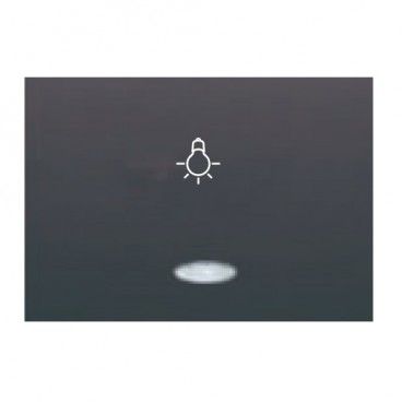 Tecla pulsador bombilla luminoso GRIS LAVA BJC Coral 21717-GLL