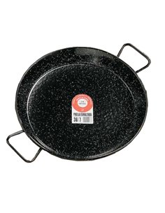 GARCIMA PAELLERA ESMALTADA   38 CM -  8 RACIONES 2 ASAS 20238