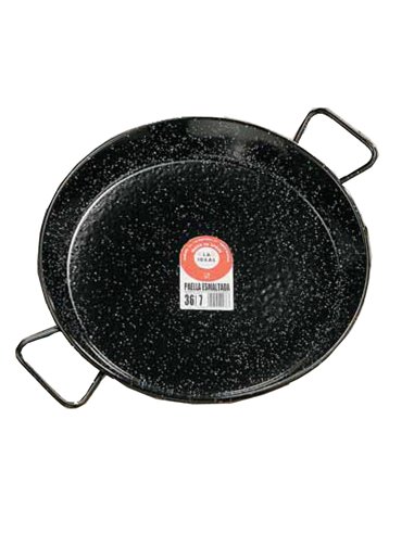 GARCIMA PAELLERA ESMALTADA   46 CM -12 RACIONES 2 ASAS 20246