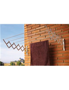TENDEDERO EXTENSIBLE ACORDEON EPOXI BLANCO 180 CM 311020