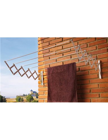 TENDEDERO EXTENSIBLE ACORDEON EPOXI BLANCO 180 CM 311020