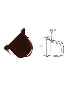 PERSIANA RECOGEDOR MINI C-14 MARRON C/MARRON06011004
