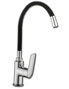 PLUVIA BARI GRIFO MONOMANDO FREGADERO CA�O FLEX NEGRO MT9011-14B