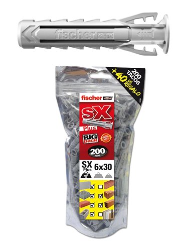 FISCHER BOLSA 240 UND TACO NYLON SX PLUS 6 X 30 568725