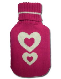 BOLSA AGUA CALIENTE 2 LITROS CORAZONES PINK03001508