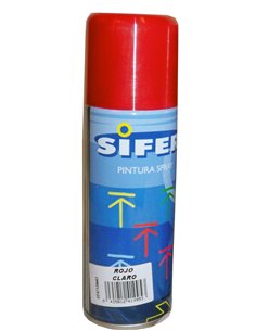 SIFER PINTURA SPRAY ESMALTE ACRILI.BRILLANTE 200ML ROJO CLARO