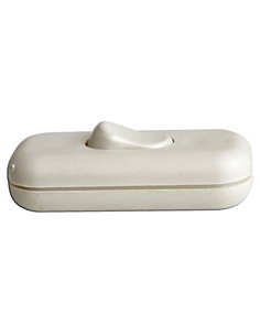 SIMON INTERRUPTOR DE PASO BLANCO PLANO 2A TERMOPLASTIL526300