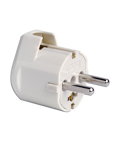 SIMON CLAVIJA BLANCA CON TT SALIDA LATERAL 10/16A 250VCL107400