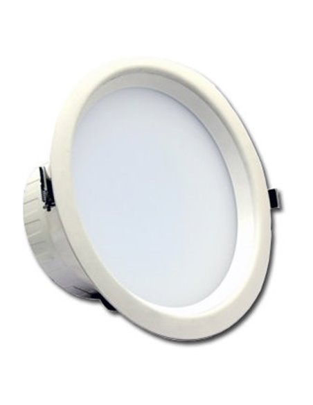 LED DOWNLIGHT EMPOTRABLE-NW-100-240VCA 135MM-20WH 77DWLED135200