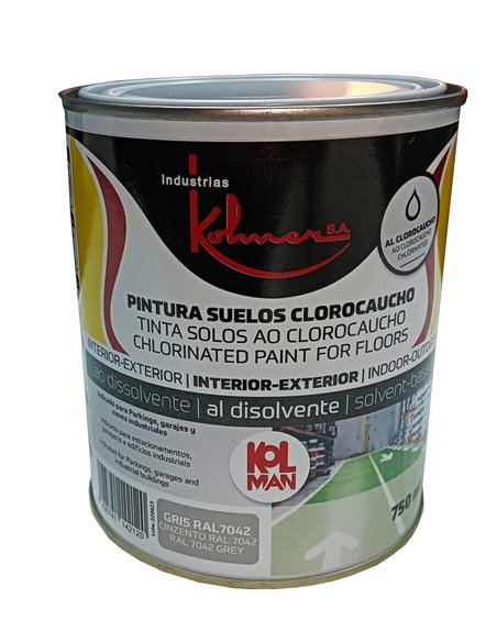 KOLMAN PINTURA SUELOS-PARKING CLOROCAUCHO 750 ML VERDE SEMIMATE