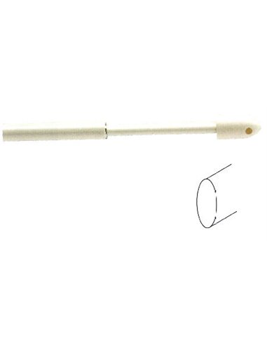 VISILLERO FIJACION ALCAYATA � 6,5 MM OVAL BLANCO 40x65 7000 B1 