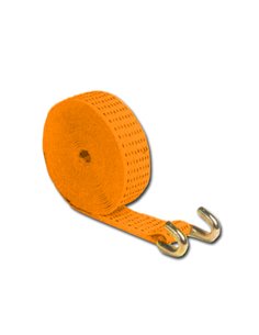 PONSA CINTA RATCHETS 50 MM x 10 MT  ESL.NARANJA+GANCHO ABIERTO