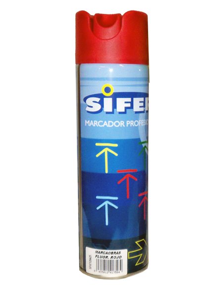 SIFER MARCADOR PROFESIONAL 500ML SECO/HUMEDO ROJOSF07120425