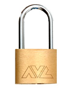 AVL CANDADO LATON ARCO LARGO 30 MM L30