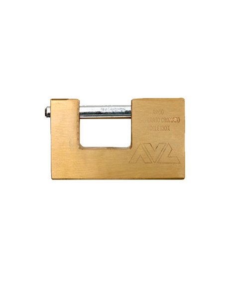 AVL CANDADO LATON RECTANGULAR 90 MM U90