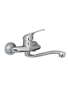 PLUVIA GRIFO CAPRI MONOMANDO FREGADERO PARED CA�O BAJO/8042-5