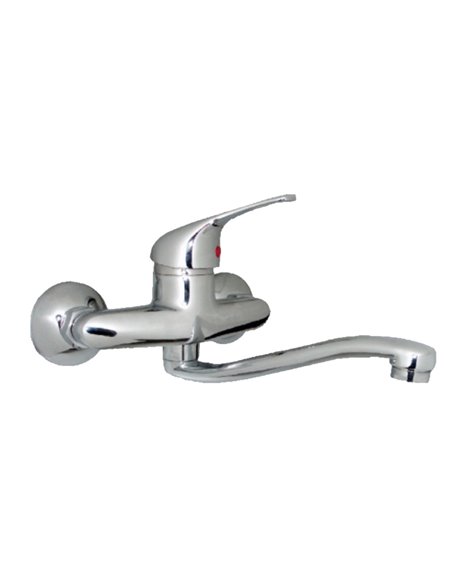 PLUVIA GRIFO CAPRI MONOMANDO FREGADERO PARED CA�O BAJO/8042-5