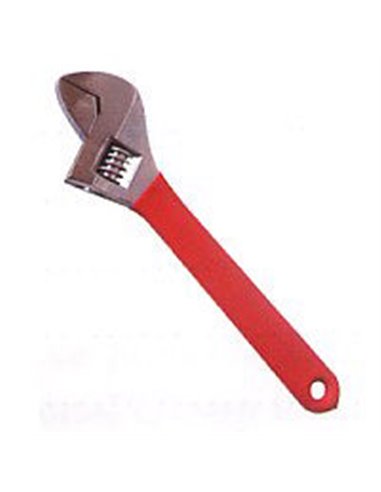 LAMS LLAVE AJUSTABLE MANGO ROJO    10" MOLETA CENTRALA0010