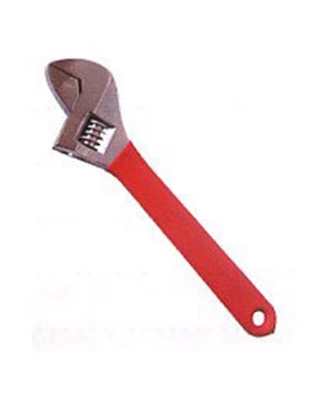 LAMS LLAVE AJUSTABLE MANGO ROJO    10" MOLETA CENTRALA0010