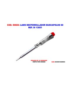 LAMS DESTORNILLADOR BUSCAPOLOS   60SI 13051