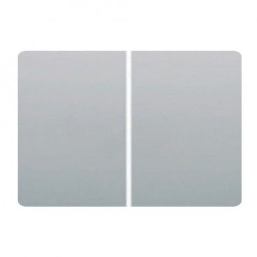 Tecla doble pulsador PLATA LUNA BJC Coral 21709-PL