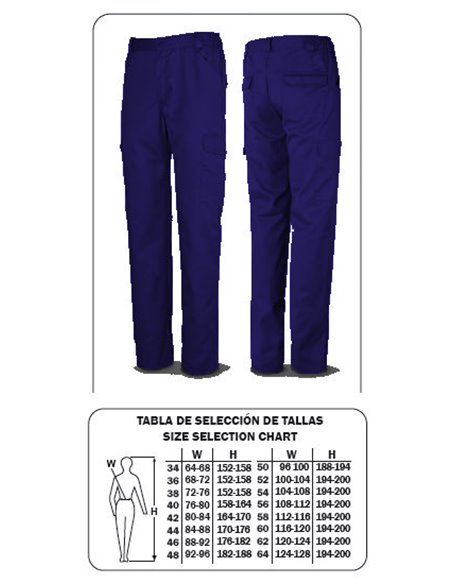 MARCA PANTALON TERGAL AZUL MARINO 60388PAM60