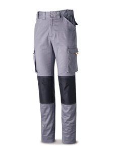 MARCA PANTALON ALGODON STRECH GRIS REFUERZO NEGRO 50588-PSTRG50