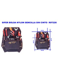 SIFER BOLSA NYLON SENCILLA SIN CINTO  R0T226