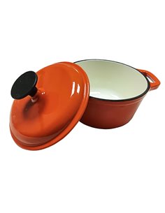 TALOX CACEROLA HIERRO FUNDIDO ESMALTADA �18 CM-2,8 LSK-A18