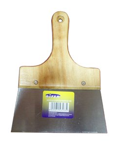 SIFER ESPATULA EMPLASTECER ACERO MANGO MADERA 140 MMH0316