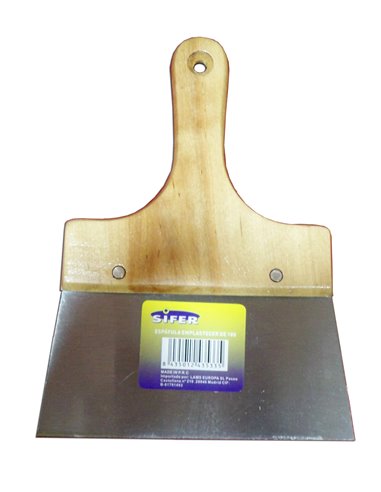 SIFER ESPATULA EMPLASTECER ACERO MANGO MADERA 160 MMH0316