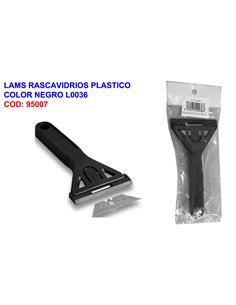 LAMS RASCAVIDRIOS PLASTICO COLOR NEGRO L0036