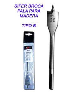 SIFER BROCA DE PALA PARA MADERA   6        TIPO B