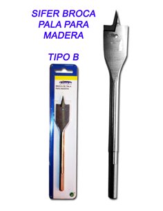 SIFER BROCA DE PALA PARA MADERA 20        TIPO B