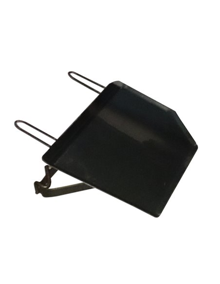 PLANCHA ASAR GIRATORIA DE ACERO 4 MM PARA CHIMENEA DE 45 x 40