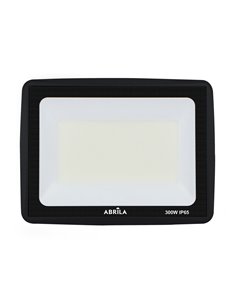 Proyector “Zircon” (300W 6500K 30000lm) IP65 31x41x4,7cm fabricado en cristal y aluminio color negro 2