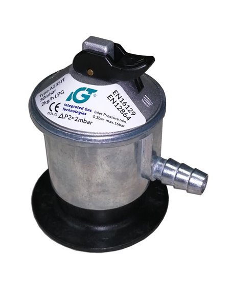 Riduttore di pressione regolatore gas butano domestico 30 gr
