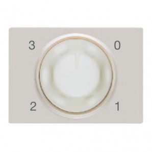 Tapa para mecanismo rotativo PLATA LUNA BJC Coral 21796-PL