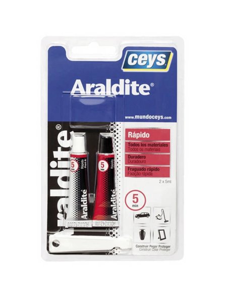 CEYS ARALDITE RAPIDO 5 ML + BLISTER PICCOLO 5 ML 510206
