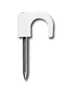 AVL White Nylon Staple with Nail GRBL050-N 5 Per Cent